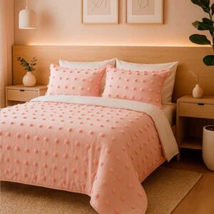 Cobertor Atticus Rosado Borlas