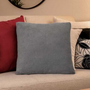 Cojín Decorativo Gris Ceniza