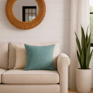 Cojin Santorini Teal Serinity