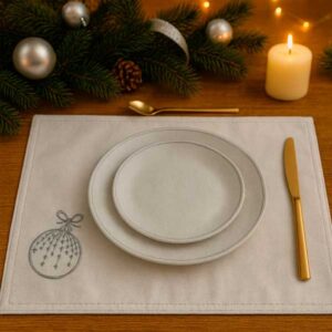 Individual Plateado Bombillo