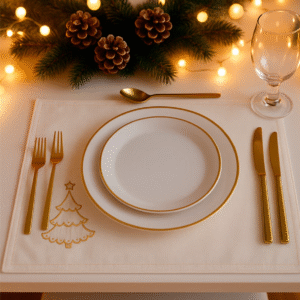 Individual Dorado Bordado